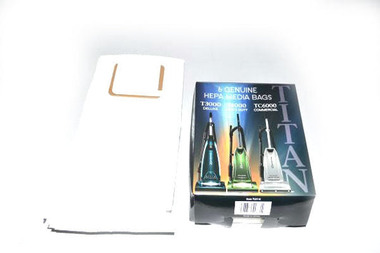Titan TUV-H HEPA Upright Vacuum Bags, 6 Pack